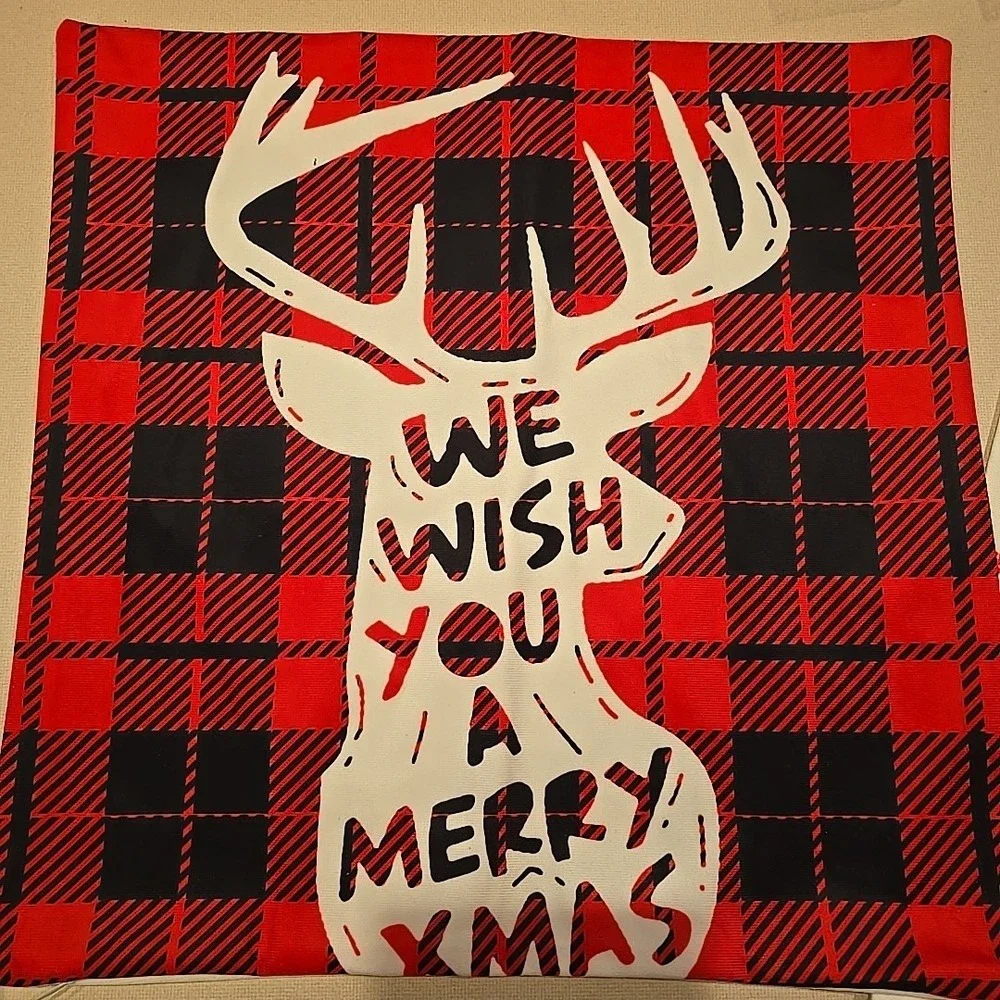 Christmas‎ Holliday Decorations Pillow Covers 18''x18'' - Set of 3